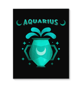 Aquarius Wrapped Canvas 16x20 | Zodiac Series 2 - Beyond T-shirts